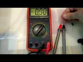 Как определить емкость конденсатора мультиметром?