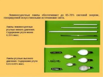 Содержат ли люминесцентные лампы ртуть?