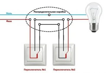 Как устроен проходной выключатель света?