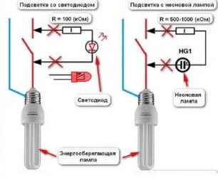 Мигает лампочка при выключенном свете что делать?