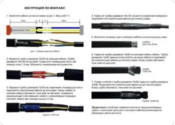 Как подключить греющий кабель своими руками?