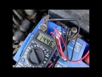 Как измерить напряжение генератора автомобиля мультиметром?