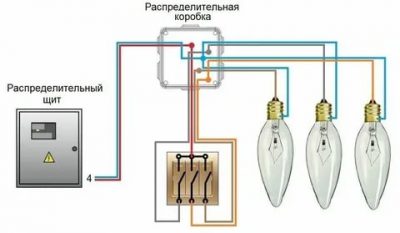 Подключение трехклавишного выключателя света с розеткой