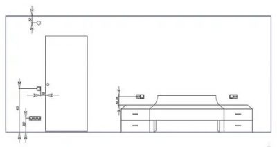 Высота розеток в спальне у кровати