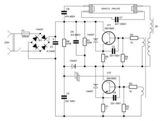 Принцип работы балласта для люминесцентных ламп
