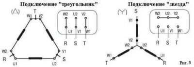 Звезда или треугольник в чем разница?