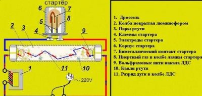 Как поменять стартер на лампе дневного света?