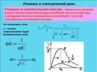 Что такое резонанс в электрической цепи?