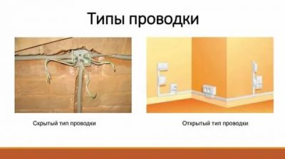 Открытая и закрытая проводка в чем разница?