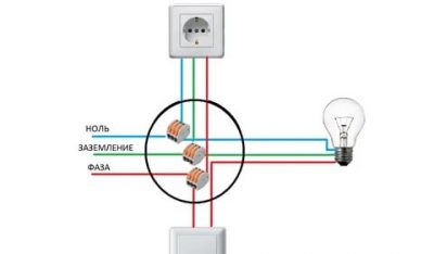 Как присоединить розетку к выключателю?