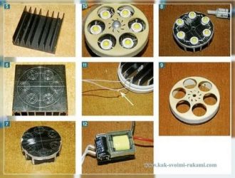 Как собрать светодиодную лампу своими руками?