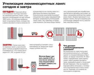 Инструкция по утилизации люминесцентных ламп