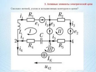 Как определить количество узлов в цепи?