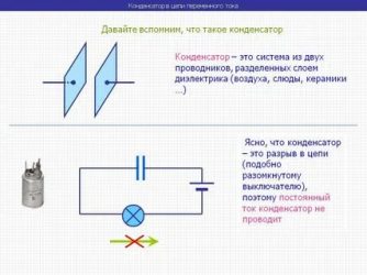 Для чего нужен конденсатор в электрической цепи?