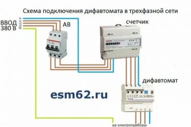 Какой дифавтомат поставить на ввод в дом?