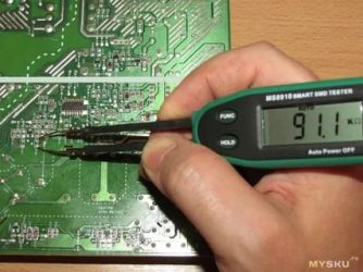 Как проверить smd резистор мультиметром?