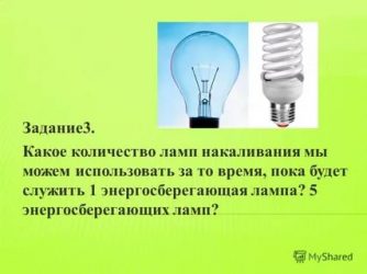 Как расходуется электроэнергия в лампе накаливания?