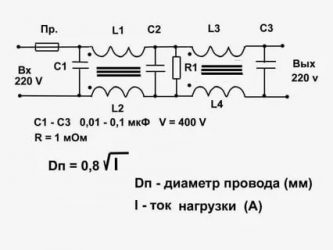 Как сделать сетевой фильтр своими руками?