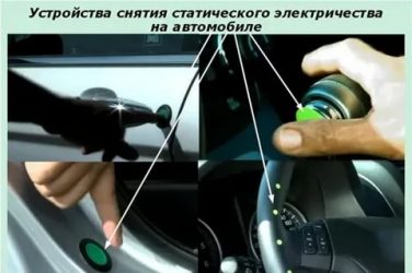 Как снять статическое электричество с автомобиля?