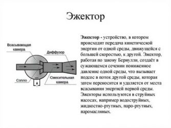 Инжекция и эжекция в чем разница?