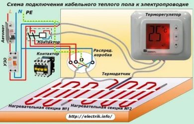 Как подключить теплые полы электрические своими руками?