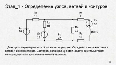 Как определить количество узлов в цепи?