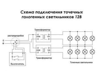 Как подключить галогеновые лампы на 220 вольт?