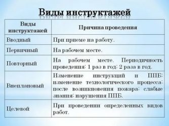 Инструкция и инструктаж в чем разница?