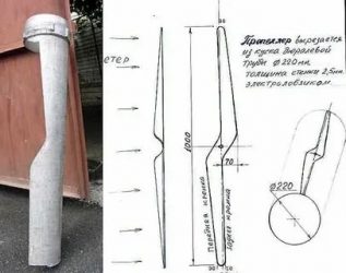 Как сделать лопасти для ветряка своими руками?